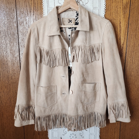 Sundance Big Sky Suede Fringe Jacket - Picture 2 of 16